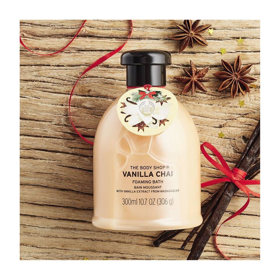 Sữa tắm tạo bọt The body shop Vanilla Chai Foaming Bath 300ml _ hàng chính hãng authentic Anh