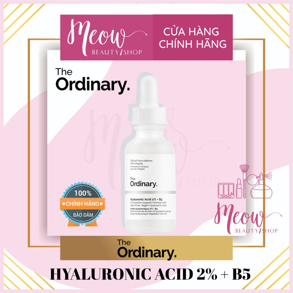 The Ordinary - Tinh chất cấp ẩm hồi phục da The Ordinary Hyaluronic Acid 2% + B5