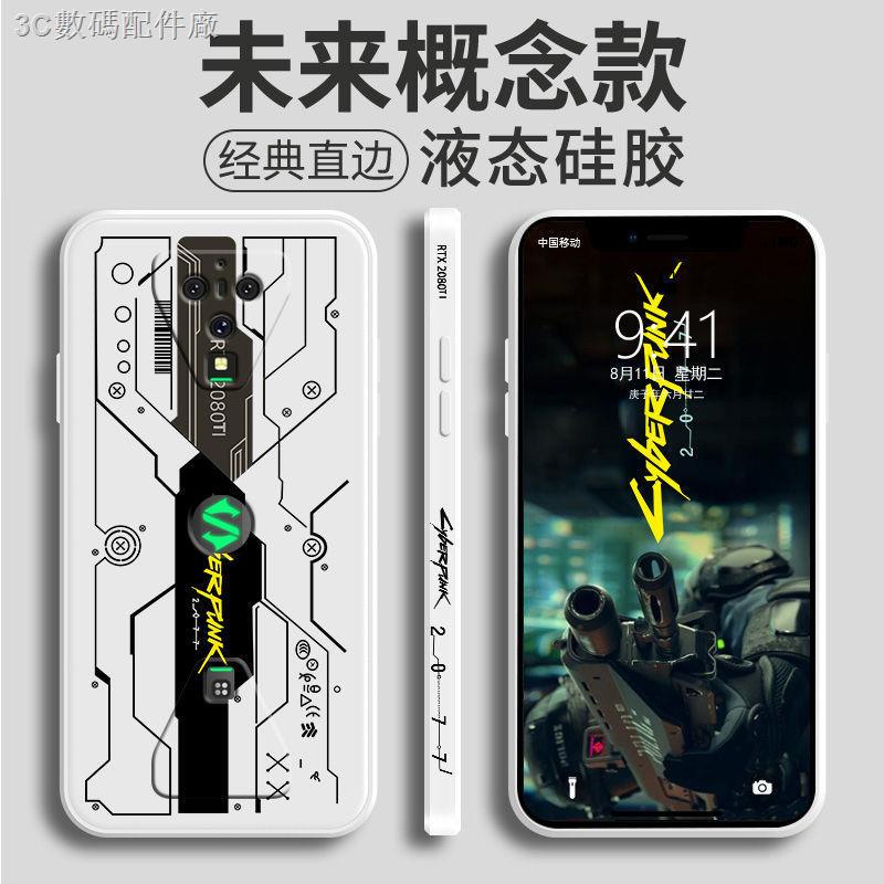 Vỏ bọc◄◈Ốp điện thoại mềm màu đen cho Xiaomi Black Shark 3 Pro 3