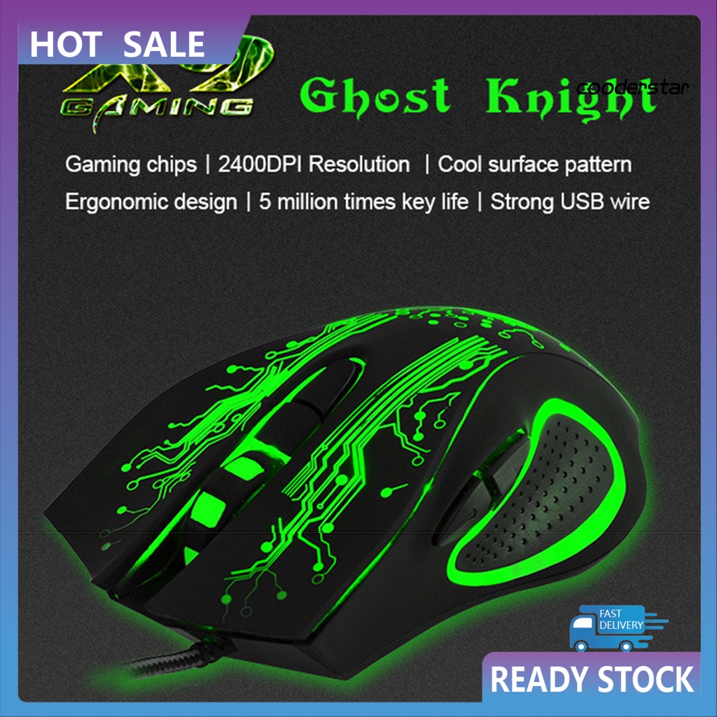 Chuột chơi game IMICE X9 có dây và đèn nhiều màu sắc