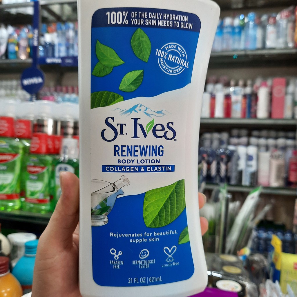 Sữa Dưỡng Thể St. Ives Trẻ Hóa Da Collagen 621ml