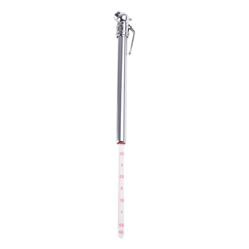 Đồng Hồ Đo Áp Suất Lốp Xe Hai Đầu Bằng Thép Không Gỉ 10-75psi