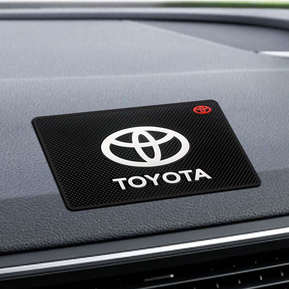 Thảm Cao Su Chống Trượt Có Giá Đỡ Điện Thoại Cho Toyota Vios Yaris Avanza Rush Camry Rav4