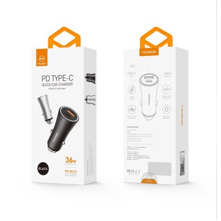 Tẩu sạc xe hơi MCDODO