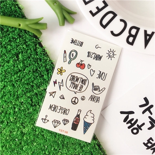 Hình xăm dán hoạt hình dễ thương phá cách