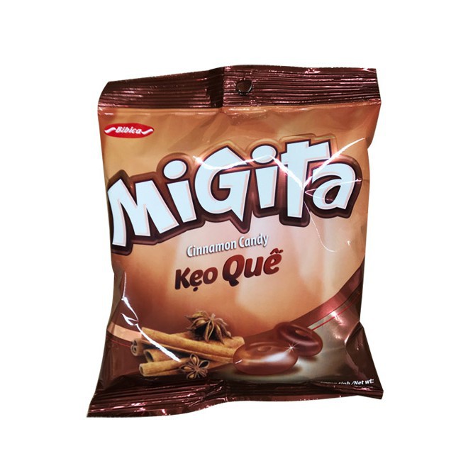 2 Gói Kẹo Gừng / Quế Migita 70G