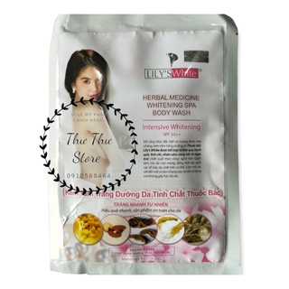 Kem tắm trắng lily's white trắng da mịn màn