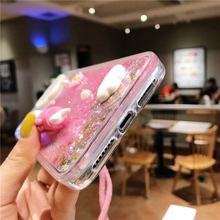 Sale 70% Ốp điện thoại kim tuyến nước có dây đeo cho OPPO A3s, Hồng,OPPO A3s Giá gốc 107000đ  -19b18