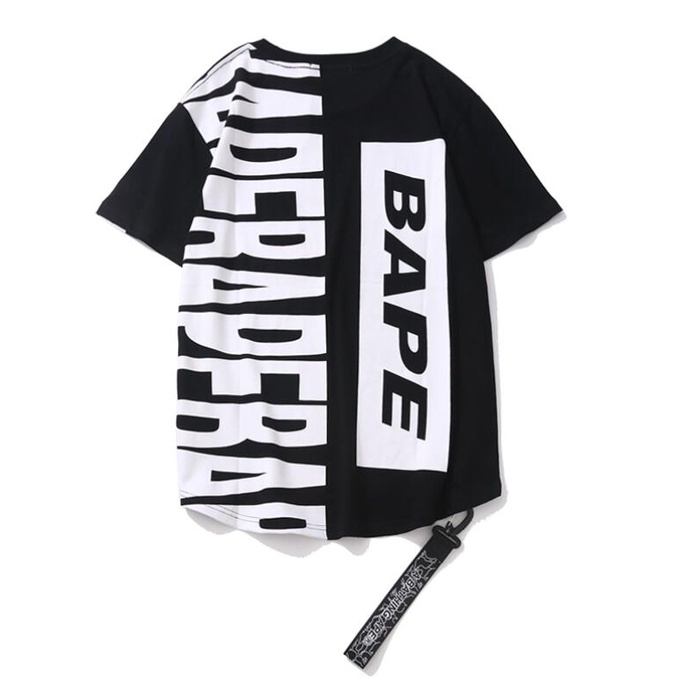 Bape Áo Thun cotton Tay Ngắn In Họa Tiết Thời Trang Cho Nam Nữ