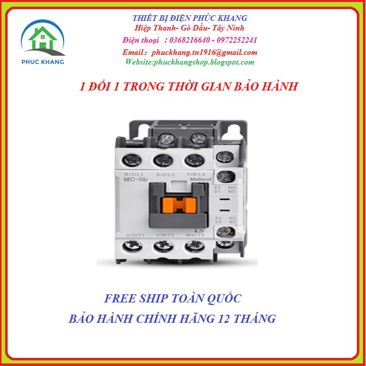Hàng chính hãng - khởi động từ LS - contactor LS - LS MC 32A