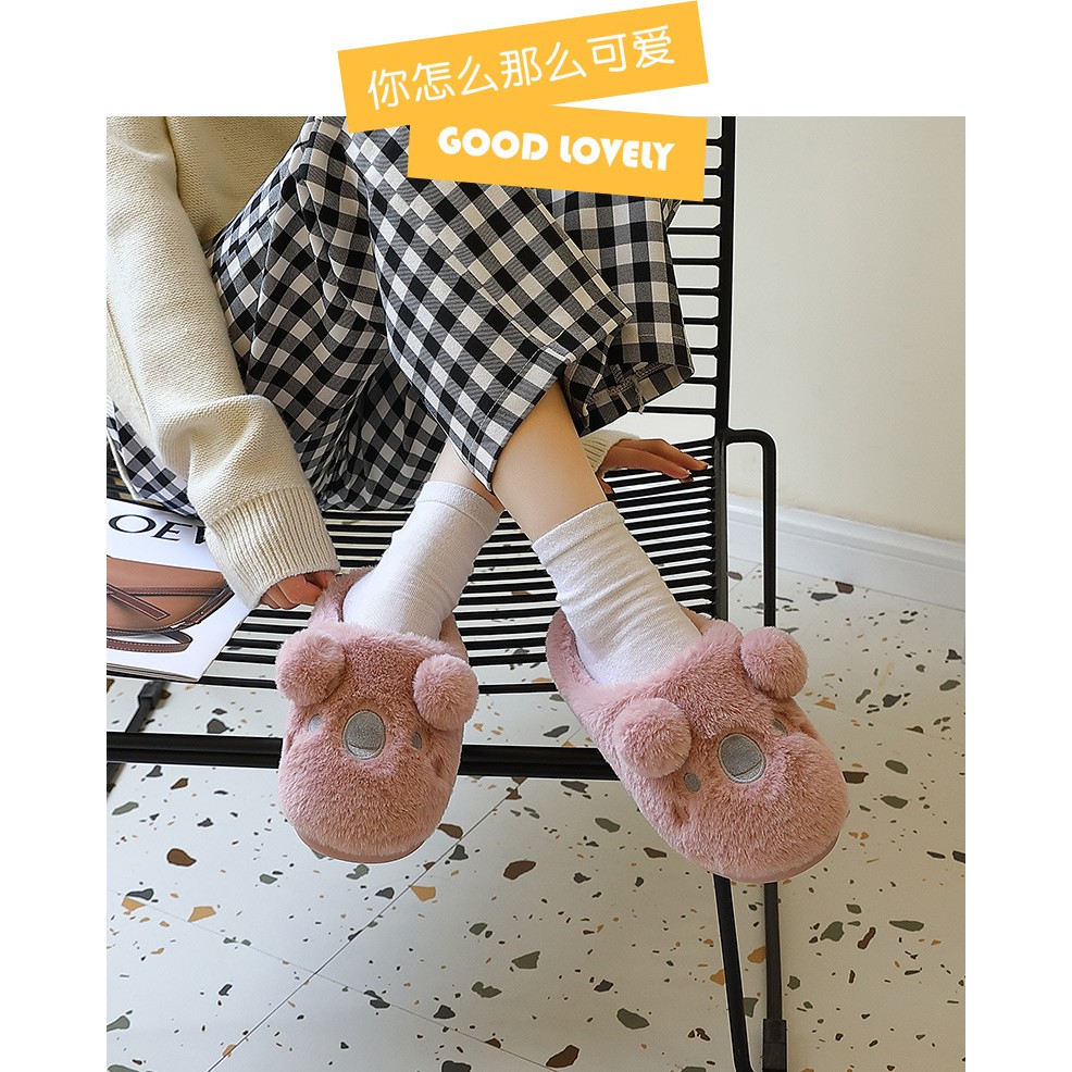 Dép Bông Đi Trong Nhà Hình Gấu Bắc Cực Siêu Xinh - Mẫu 03