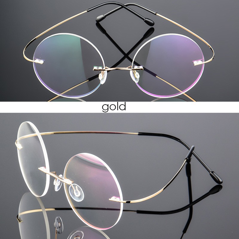 Mắt kính không viền siêu nhẹ gọng bằng hợp kim titanium | BigBuy360 - bigbuy360.vn