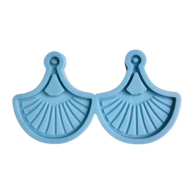 San * Khuôn Silicon Làm Bông Tai Epoxy Resin Pha Lê Nhiều Kiểu Dáng DIY