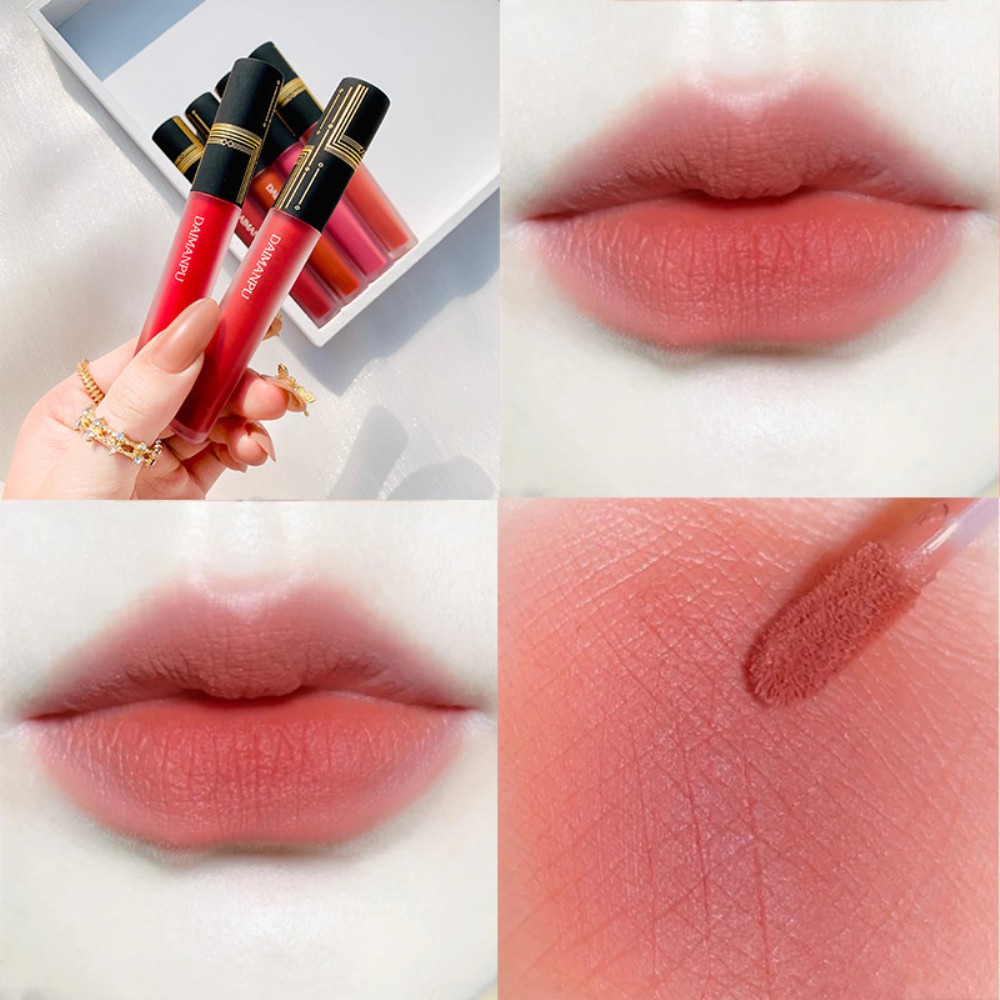 (Hàng Mới Về) Son Bóng 6 Màu Tùy Chọn Không Dính Cốc Chống Nước Tiện Dụng | BigBuy360 - bigbuy360.vn