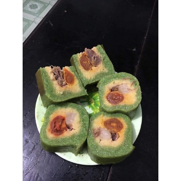 Bánh Tét Trà Cuôn Đòn 1,2kg-1,5kg