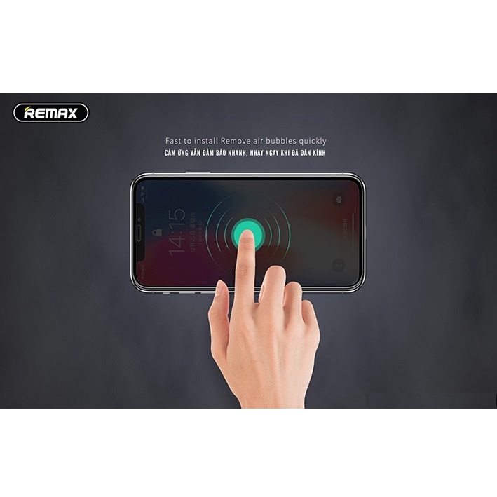 Kính cường lực full màn 9D Remax GL-32 cho iPhone X/Xs/11 Pro Xr/11 XsMax/11 Pro Max (Đen) - Nhất Tín Computer