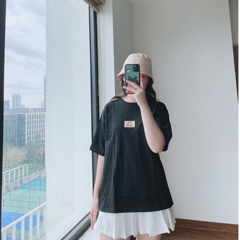 Áo Thun 3158 Mặt Cười Good PEONYB Nữ [FREESHIP]  Phông form rộng tay lỡ in hình vintage phong cách hàn quốc Ulzzang