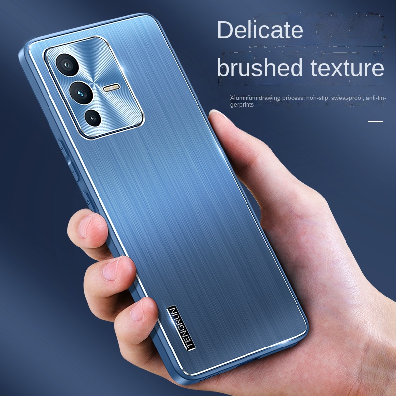 Ốp Điện Thoại Viền Inox Chống Rơi Cho Vivo S12 Pro V23 5G