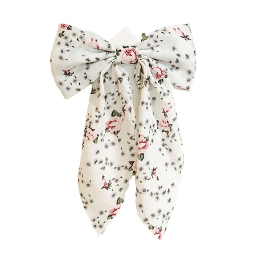 Kẹp Tóc Nơ Ruy Băng Lớn Phong Cách Hàn Quốc