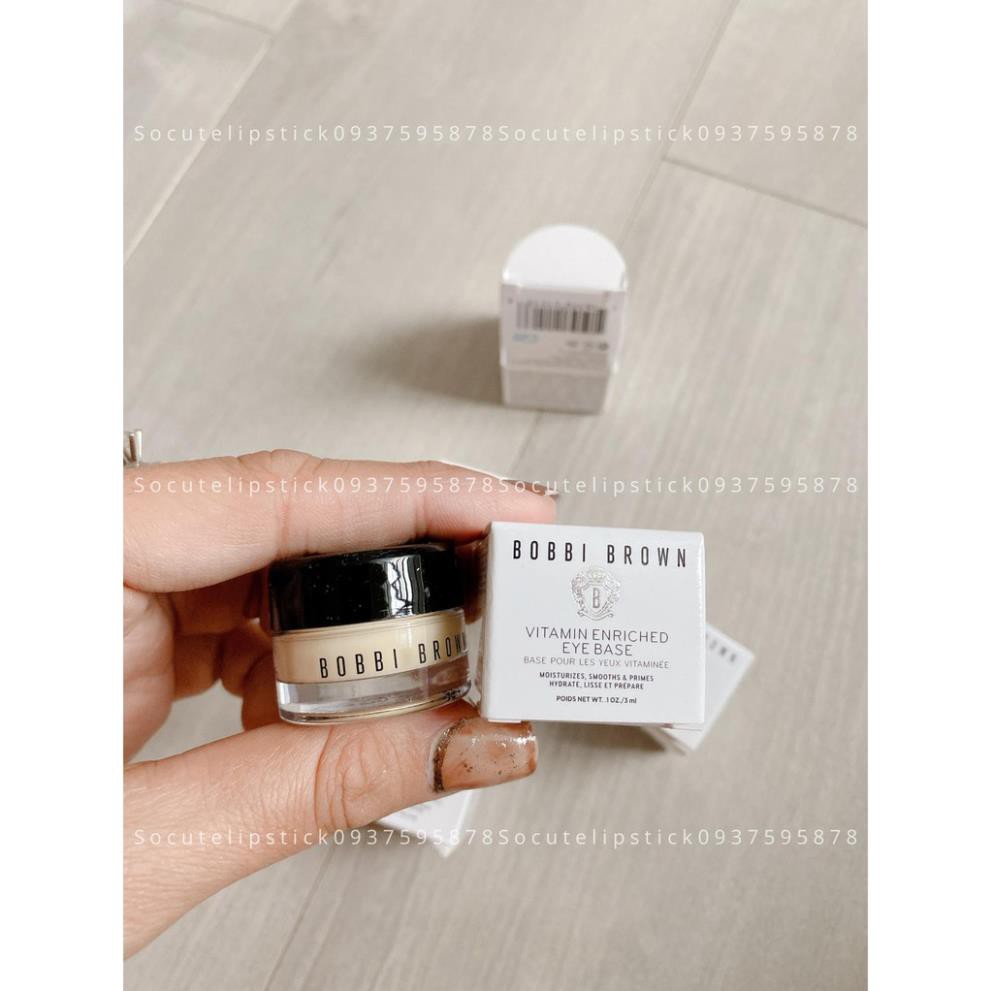 Kem lót dưỡng mắt Bobbi Brown Vitamin Enriched Eye Base minisize 3ml (bill Mỹ)