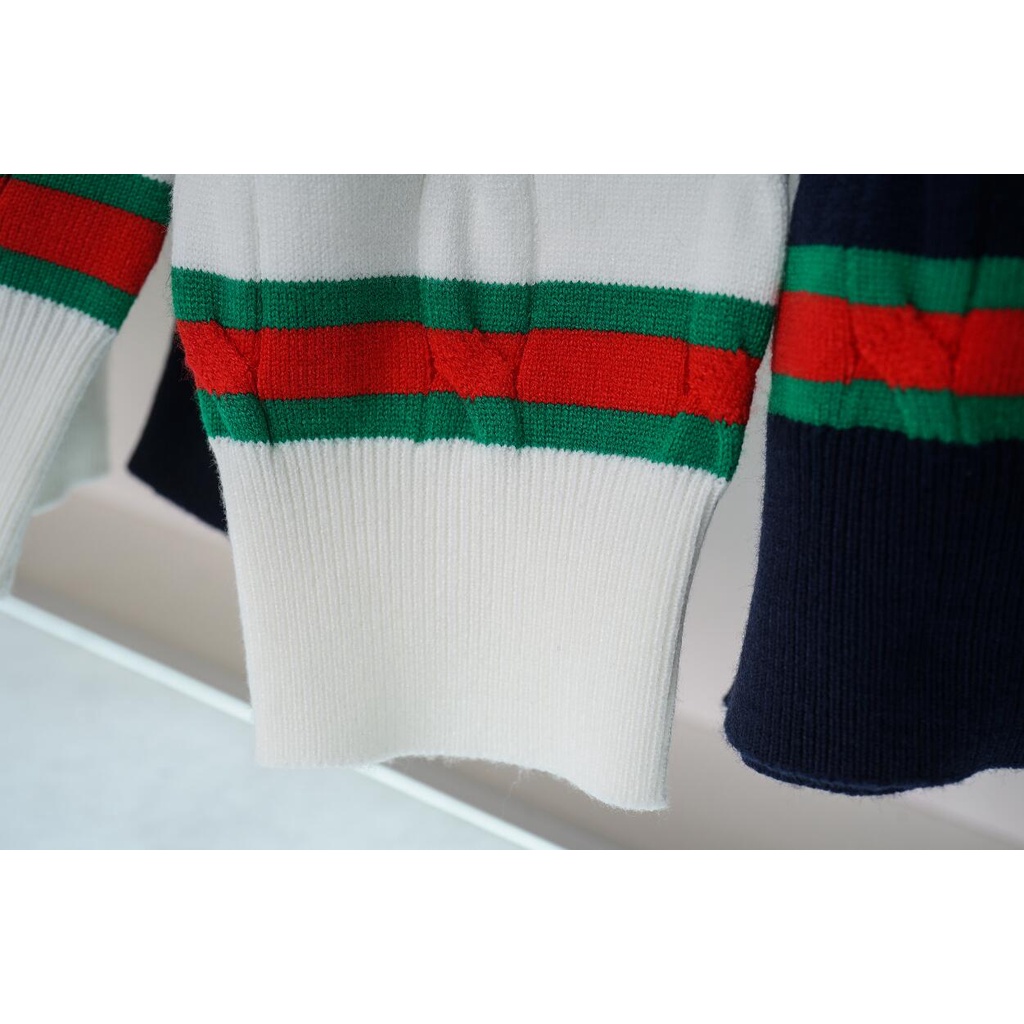 Gucc Áo sweater Cổ Tròn Chất Liệu cotton Thời Trang Cho Nam Nữ