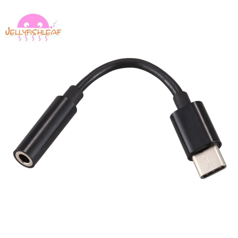 USB C to 3.5mm Headphone/Earphone Jack Cable Adapter,Type C 3.1 Male Port to 3.5 mm Female Stereo Audio Headphone Aux Connector for Motorola Moto Z, LeEco Le S3/2 Pro and More