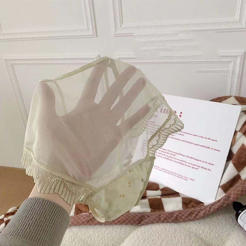 OCEANMAP Quần Lót Lưới In Họa Tiết Quyến Rũ Dành Cho Nữ