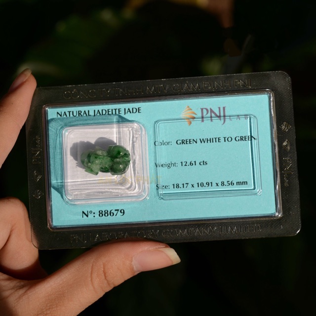 Tỳ hưu ngọc phỉ thúy Jade A xanh sơn thủy