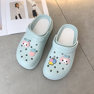 Crocs giày crocs EVA đục lỗ cho nữ