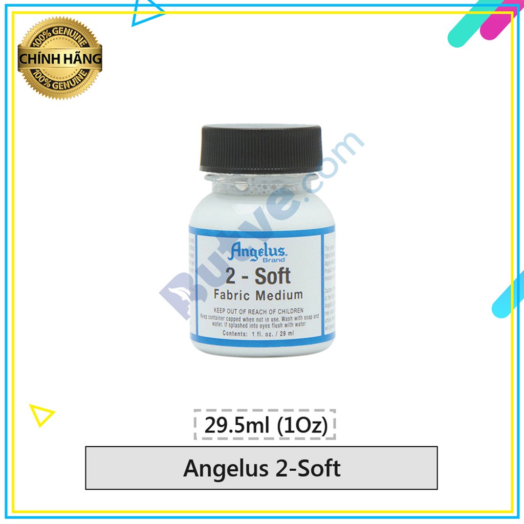 Dung môi pha màu vẽ lên bề mặt vải Angelus 2-Soft - 29.5ml (1Oz)