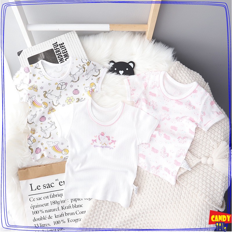 ÁO THUN CỘC TAY COTTON CAO CẤP CHO BÉ - HÌNH KỲ LÂN