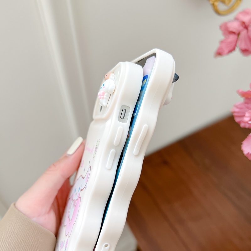 Ốp Điện Thoại Chống Sốc In Hình Chú Chó Cinnamoroll Hoạt Hình Dễ Thương Thời Trang