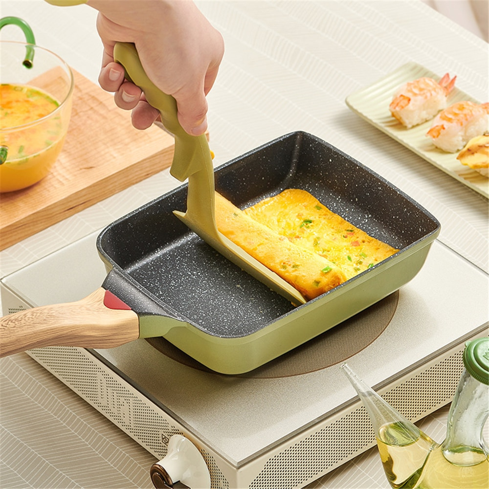 Stick Frying Pan Japanese Omelettes Aluminum Alloy Pan Egg Pancake Maker Kitchen Cookware | BigBuy360 - bigbuy360.vn
