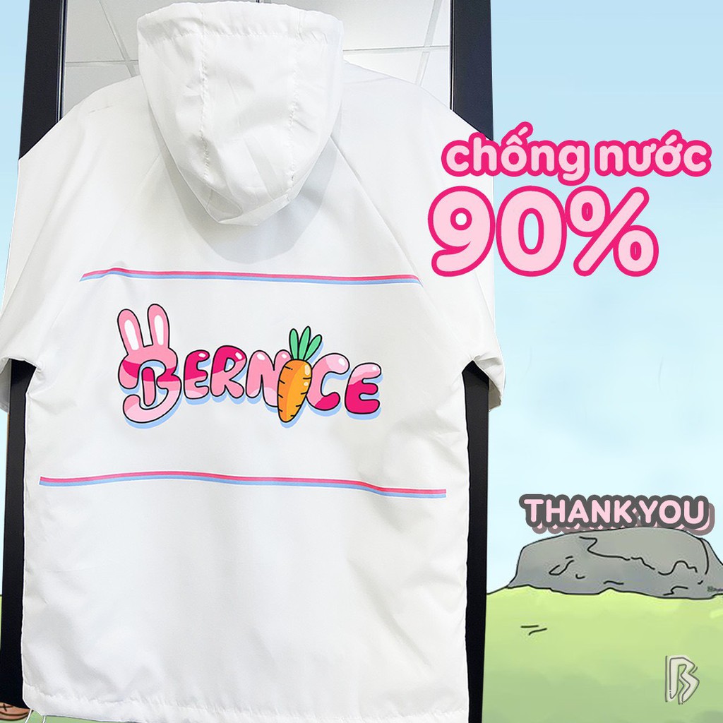 Áo khoác Bernice Carrot Trắng chống nước 90% (Jacket Bernice Carrot - White) | BigBuy360 - bigbuy360.vn