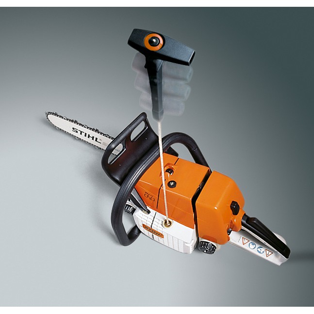 Tay nắm giật máy cưa Stihl ElastoStart và dây 4.5 mm. Made in Germany - thắng máy cưa xích