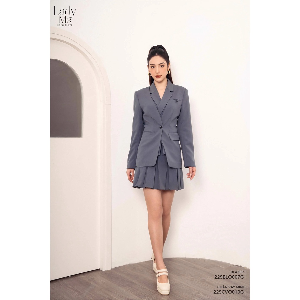 Áo blazer nữ tay dài LADY ME by Eva de Eva 22SBLO007G