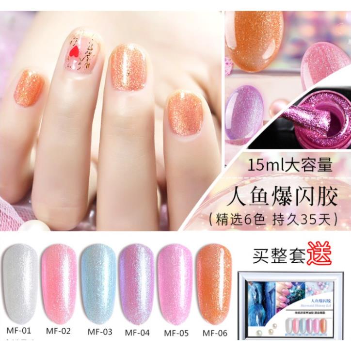 Sơn Gel AS vỏ đen Mã MF ( Cam Kết Chính Hãng - làm khô sơn gel bằng máy hơ uvled )