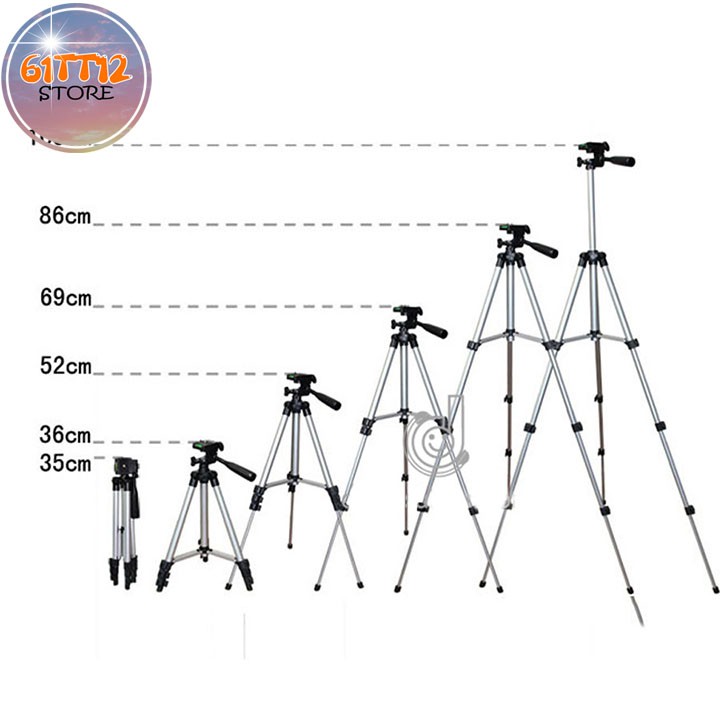 Giá Đỡ Chụp Hình Cho Điện Thoại, Máy Ảnh - Gậy Chụp Hình Tripod TF-3110