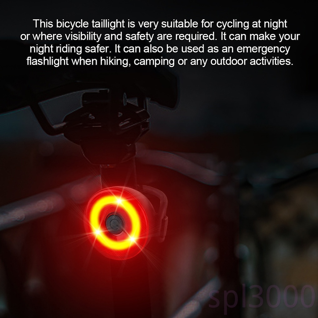 Đèn xi nhan gắn đuôi xe đạp độ sáng 400lm chống thấm nước có thể điều chỉnh