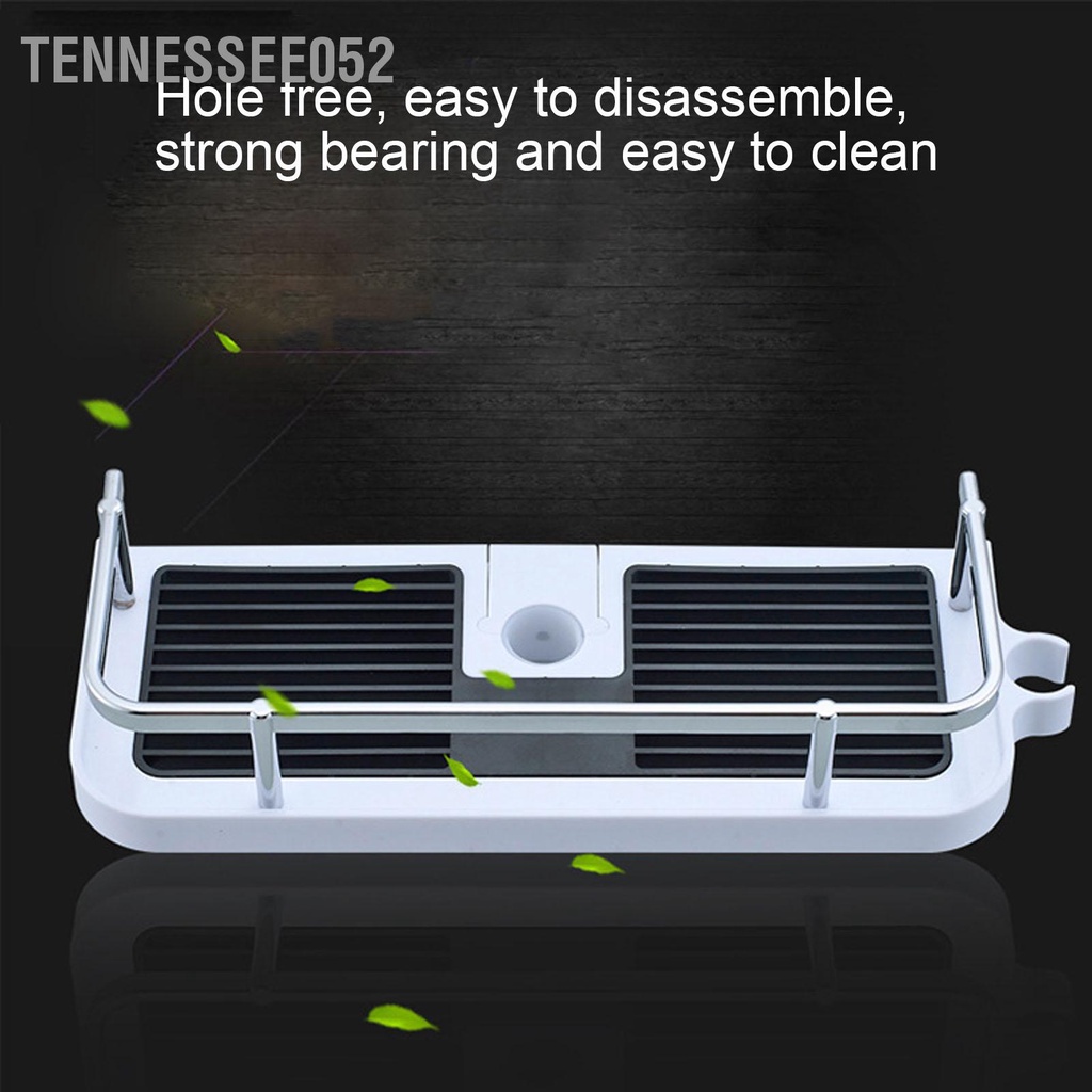 Tennessee052 Kệ phòng tắm Giá treo vòi hoa sen có thể tháo rời và giặt được Không lỗ tường để đựng xà khăn