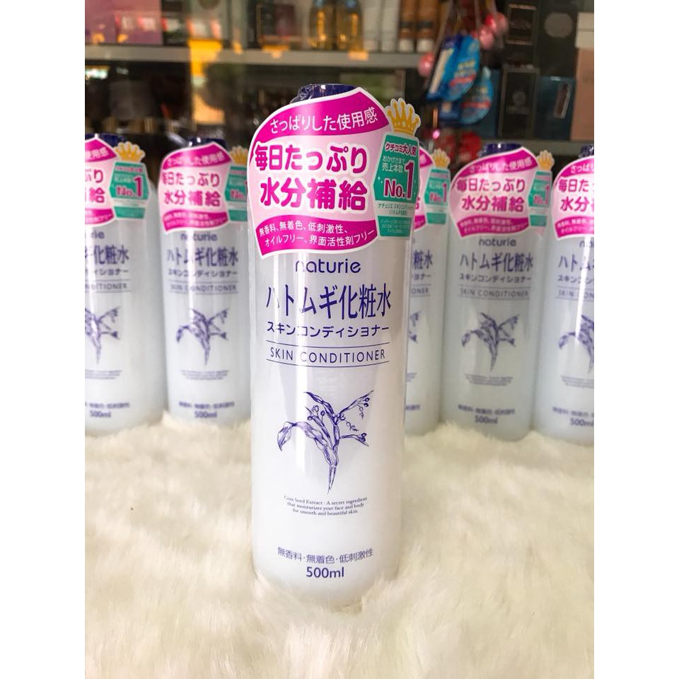 (500ml) Nước hoa hồng Naturie Skin Conditioner hàng nội địa Nhật Bản