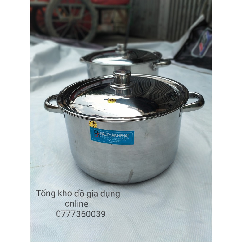 NỒI INOX CAO CẤP ĐỦ SIZE 16-18-20-22-24-26-28-30-32