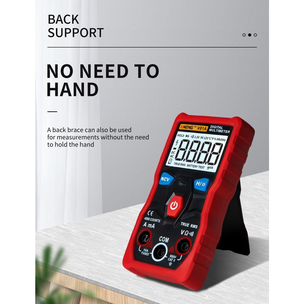LONTIME Vạn Năng Kế Kỹ Thuật Số AC / DC Đa Năng