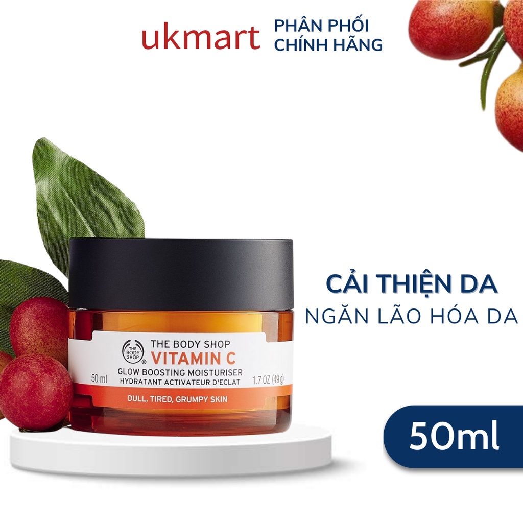Kem Dưỡng Ẩm Làm Sáng Da The body shop Vitamin C Glow Boosting Moisturiser 50ml
