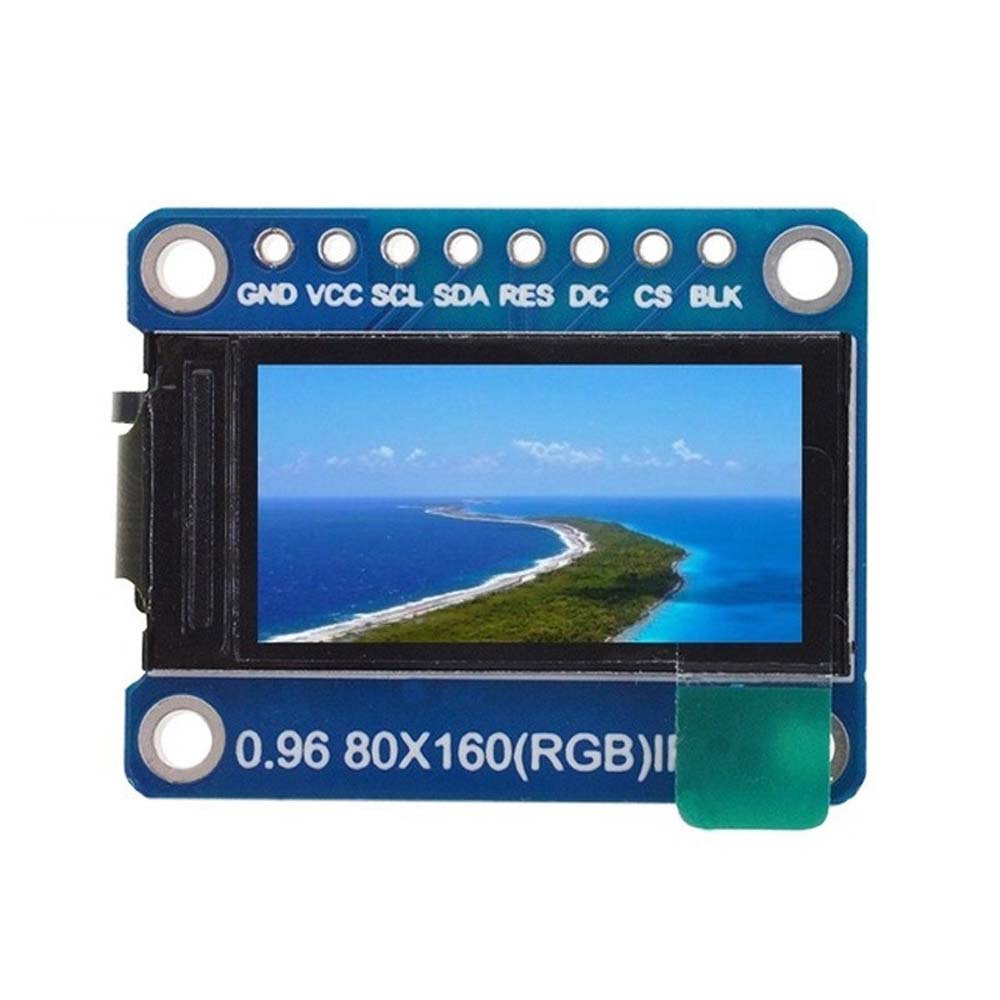 AUGUSTINE SPI LCD Module IPS Display TFT Display Not OLED HD 65K For Arduino 0.96 1.3 1.44 1.8 inch 7P IC 80*160 LCD Screen Board