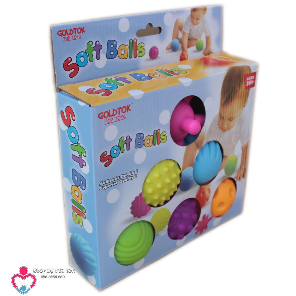 Bộ bóng Soft ball phát triển cảm quan cho bé 6-18 tháng