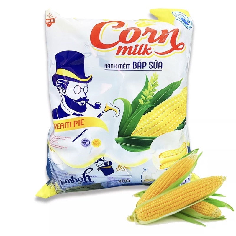 COMBO 12 CÁI BÁNH CHOCOPIE VỊ SẦU RIÊNG/KIWI/BẮP/DÂU/DỪA/TRÀ XANH