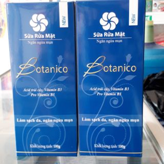 Sữa rửa mặt dành cho da mụn , da dầu botanico