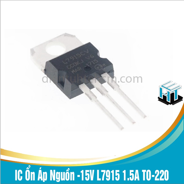 Combo 2 con IC Ổn Áp Nguồn -15V L7915 1.5A TO-220