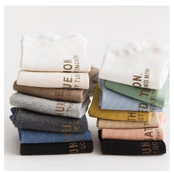 Set 7 đôi tất tuần kháng khuẩn siêu đẹp